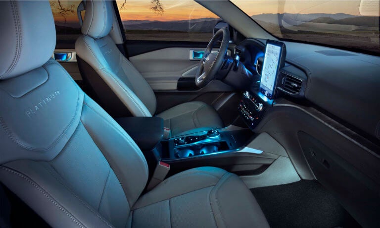 2024 Ford Explorer interior front seating